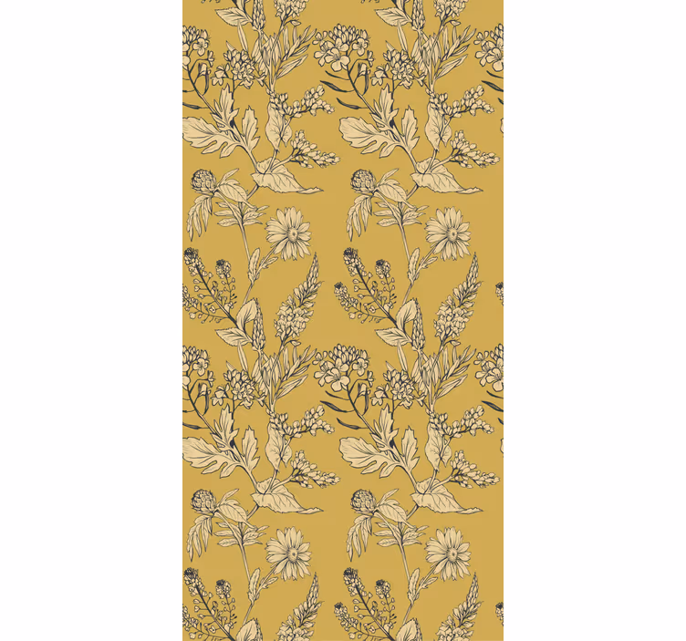 Jaluzea cu flori de artă florală - TenStickers