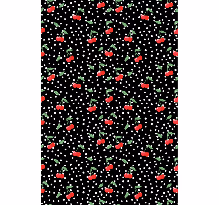 Rulou geam fructe și legume tema florilor de cireș - TenStickers