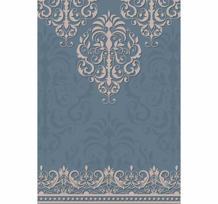 Rulou geam elegant motiv de damasc atemporal - TenStickers