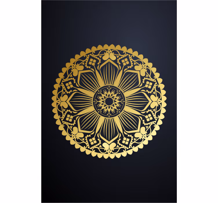 Efect auriu navala mandala zen blind - TenStickers