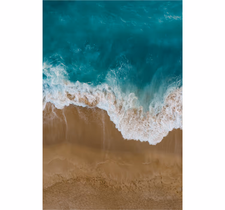 Jaluzea dormitorului principal topind oceanul și nisipul - TenStickers