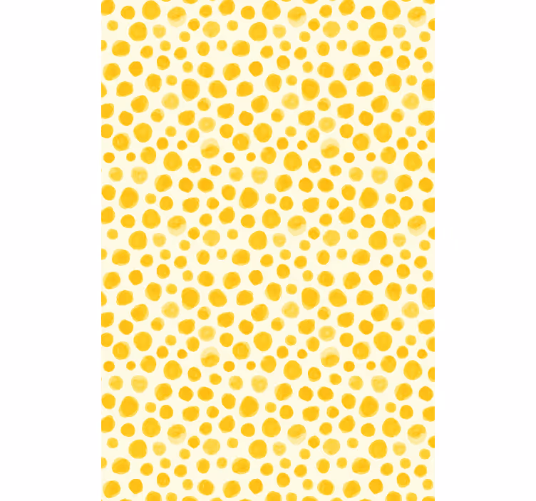 Rulou geam fructe și legume buline lămâie - TenStickers