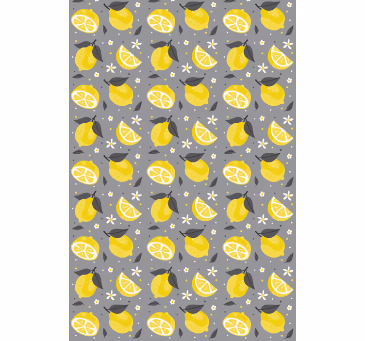Rulou geam fructe și legume model de felii de lămâie - TenStickers