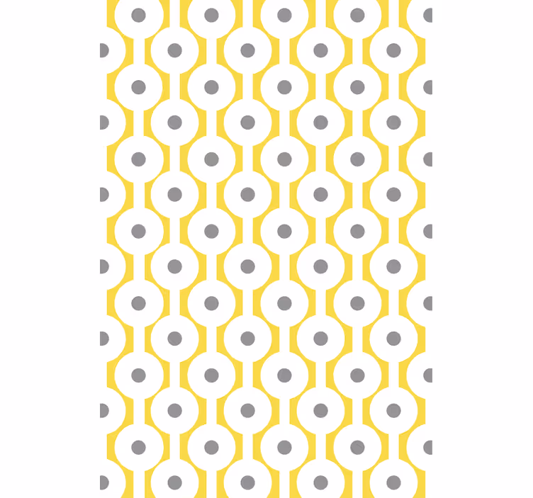 Rulou geam modern model circular geometric - TenStickers
