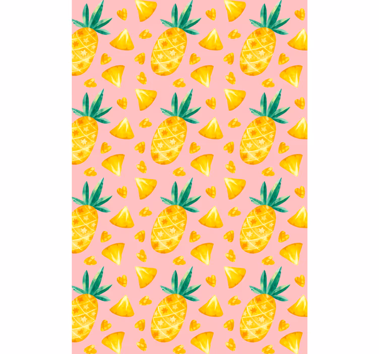 Rulou geam fructe și legume deliciu cu model de ananas - TenStickers