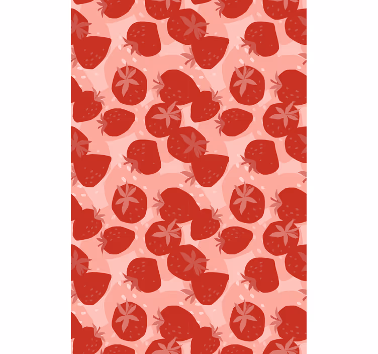 Rulou geam fructe și legume tema capsunilor - TenStickers