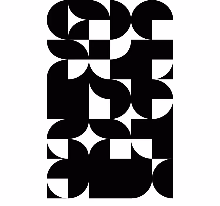 Rulou geam modern aranjamente geometrice energetice - TenStickers