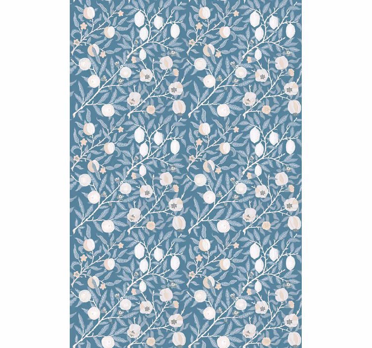 Rulou geam flori și plante design ramuri florale - TenStickers