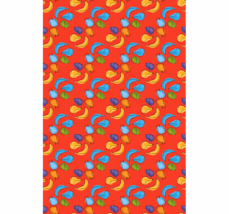 Rulou geam fructe și legume compoziție vibrantă - TenStickers