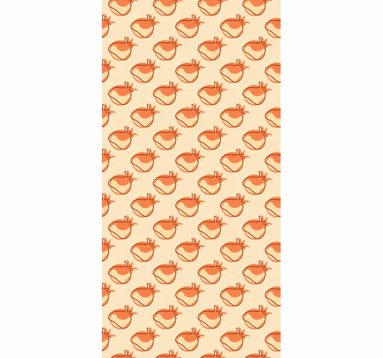 Rulou geam fructe și legume model legume bej - TenStickers