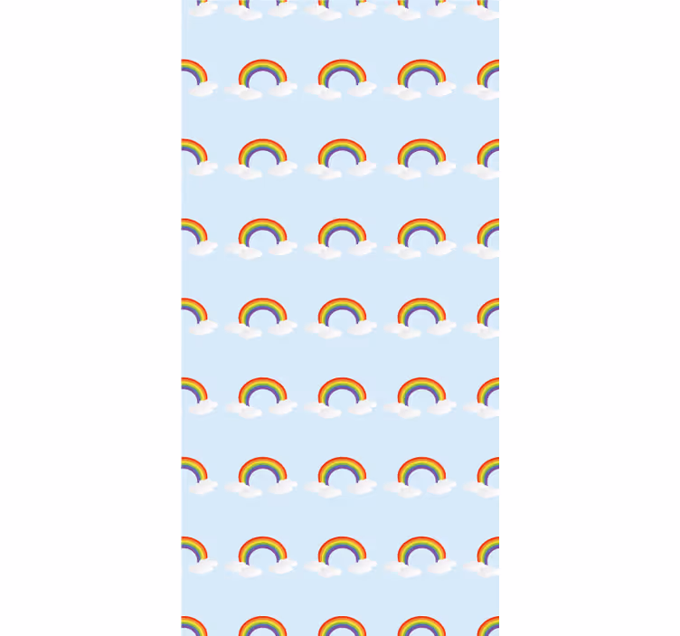 Rulou geam pentru copii curcubeele se bucură - TenStickers