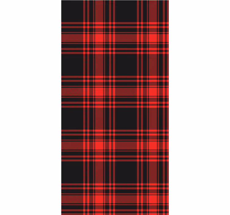 Rulou geam texturi model tartan - TenStickers