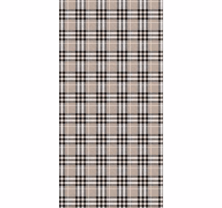 Rulouri tradițional cu model tartan gri scoțian - TenStickers