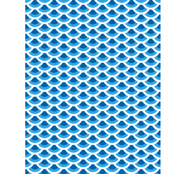 Rulou geam texturi model de valuri oceanice - TenStickers