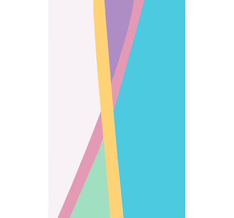 Rulou geam modern modele geometrice colorate - TenStickers