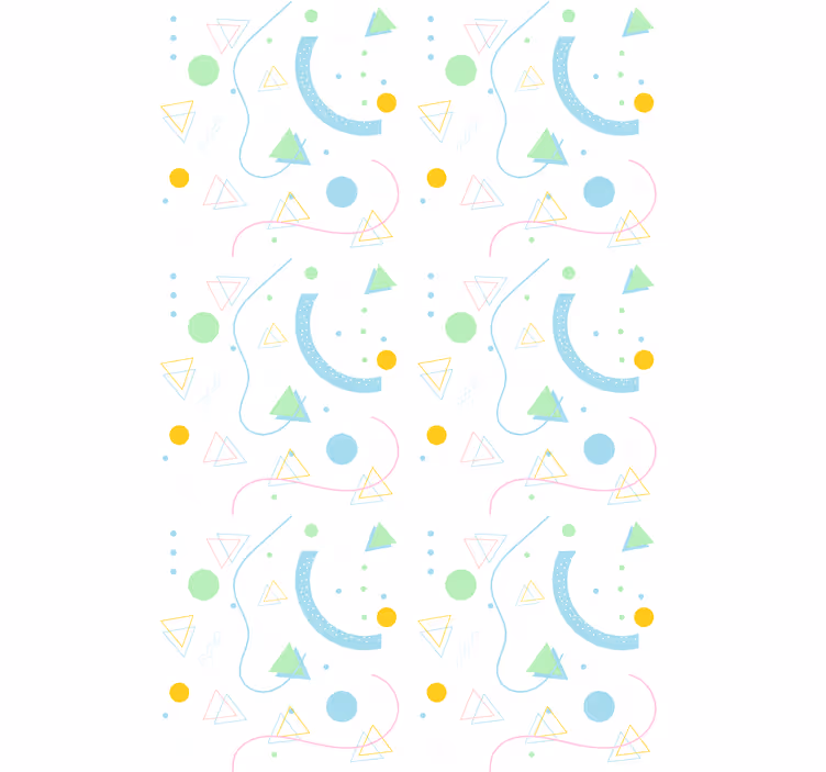 Rulou geam modern matrice de forme geometrice - TenStickers