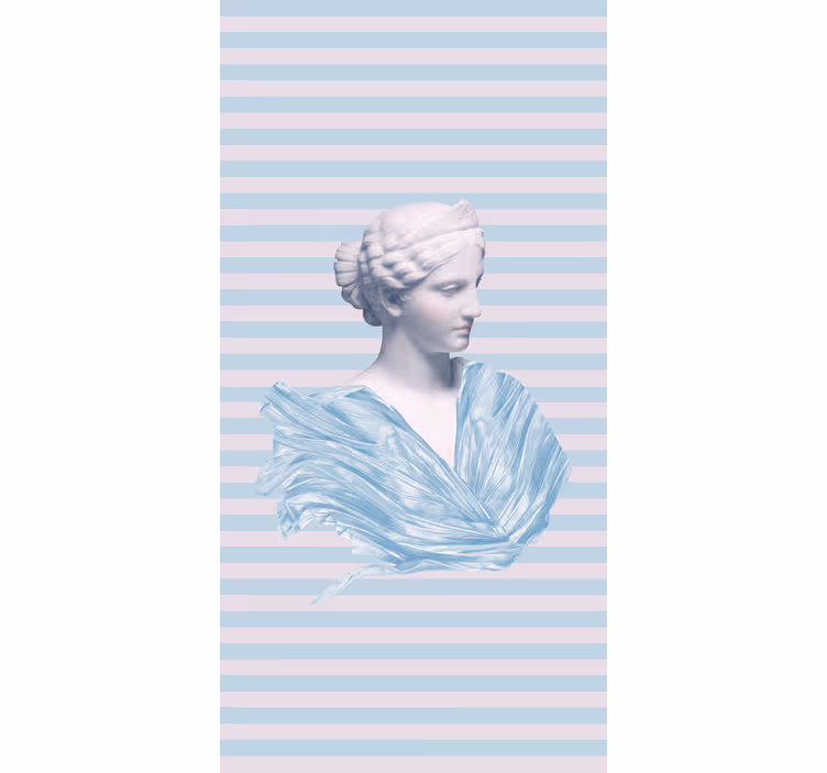 Frumoasă zeiță greacă statuie pictură Rulouri - TenStickers
