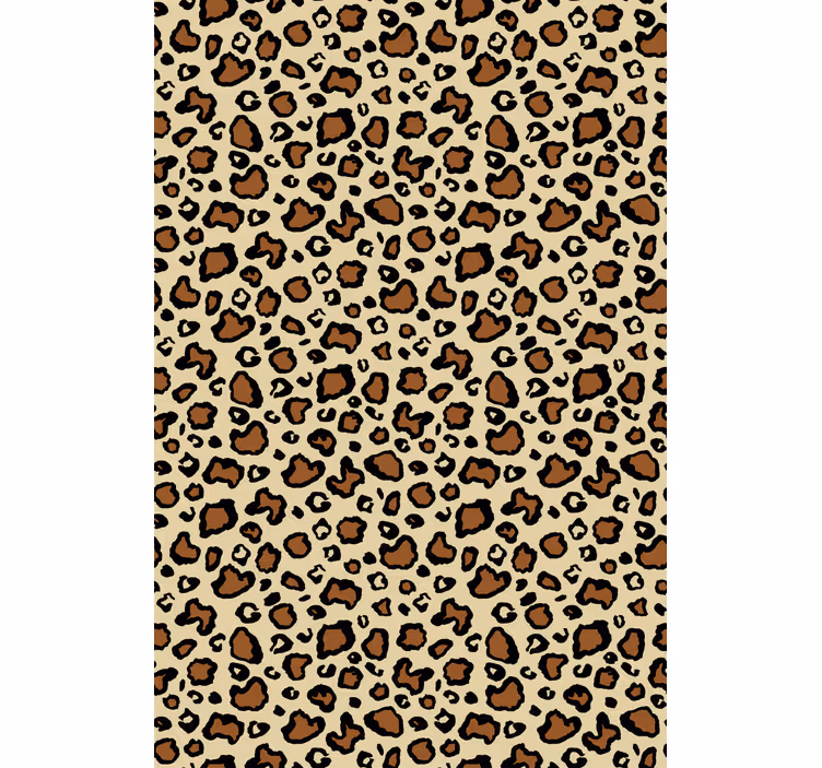 Rulou geam animale model pete leopard - TenStickers