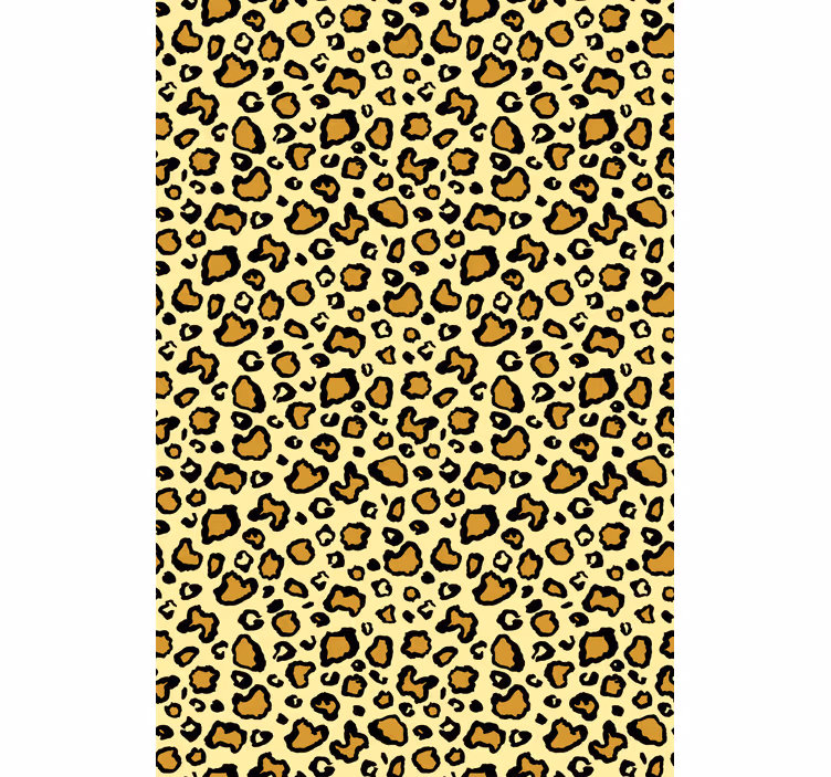Rulou geam animale tema pete de leopard - TenStickers