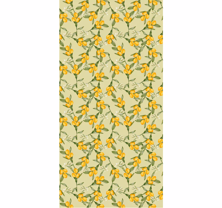 Lămâi tropicale de vară model legume Rulouri - TenStickers