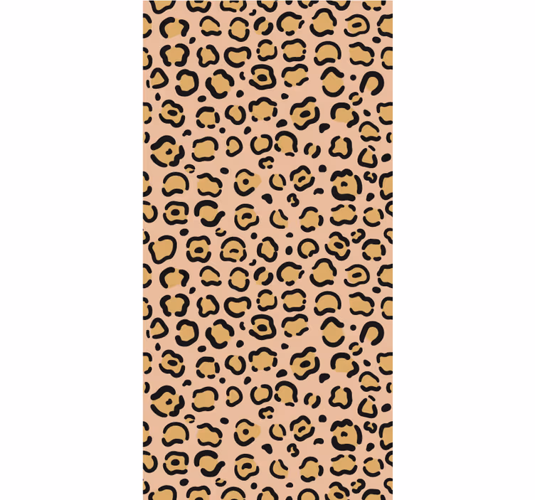Rulou geam animale motiv de piele de leopard - TenStickers