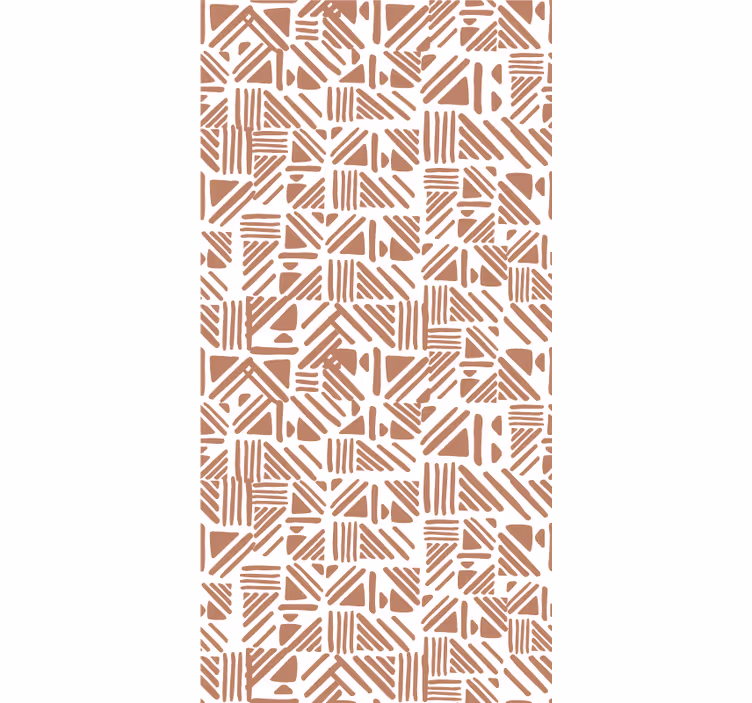 Rulou geam căsătorie elemente de model geometric - TenStickers