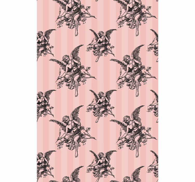 Rulou geam design cu motiv heruvim - TenStickers