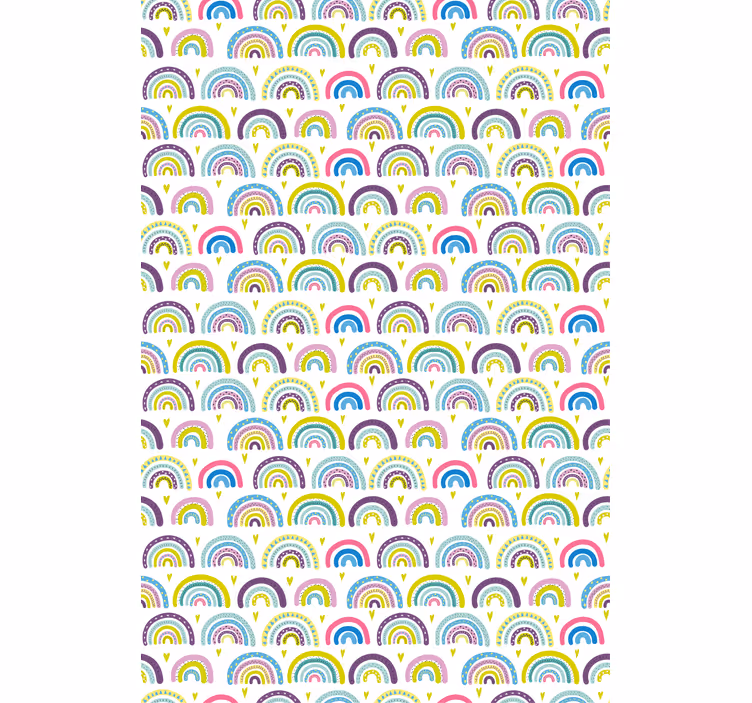 Rulou geam modele de curcubeu colorate - TenStickers