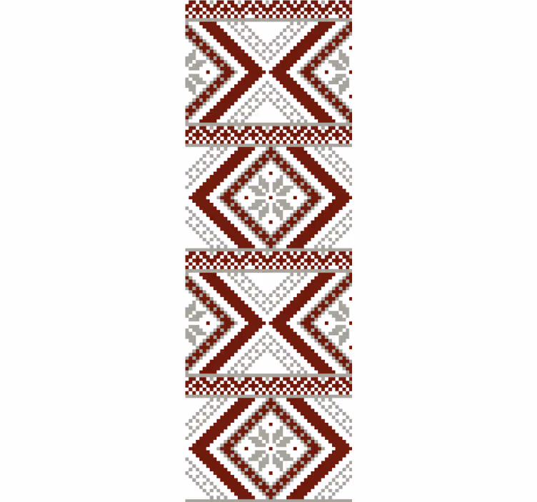 Rulou geam texturi model textil geometric - TenStickers