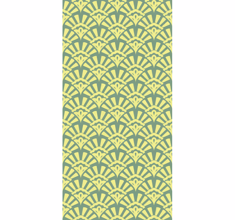 Rulou geam texturi tema frunzelor elegante - TenStickers