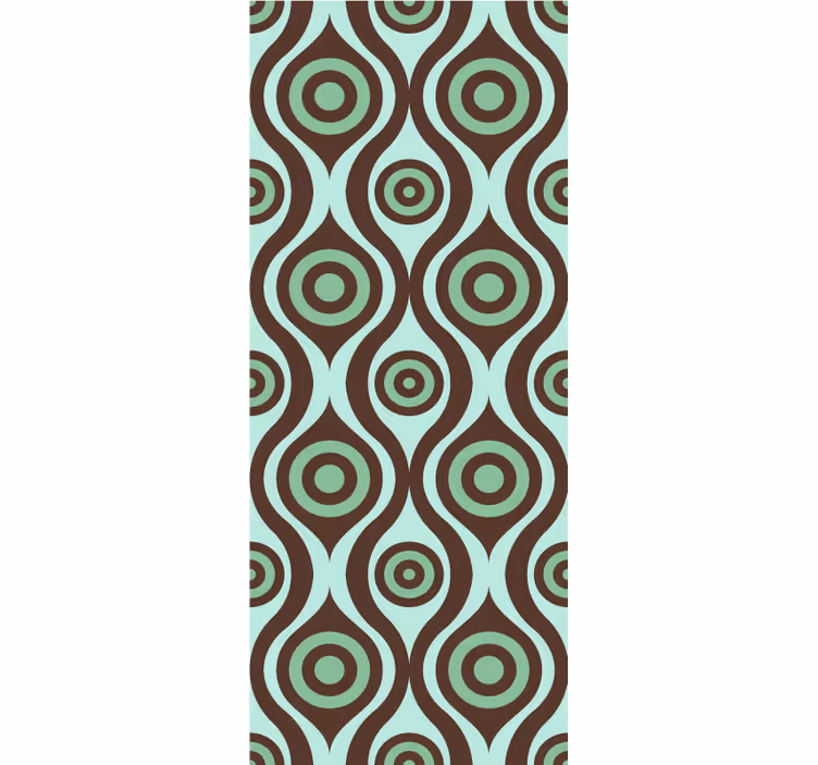 Rulou geam texturi model circular concentric - TenStickers