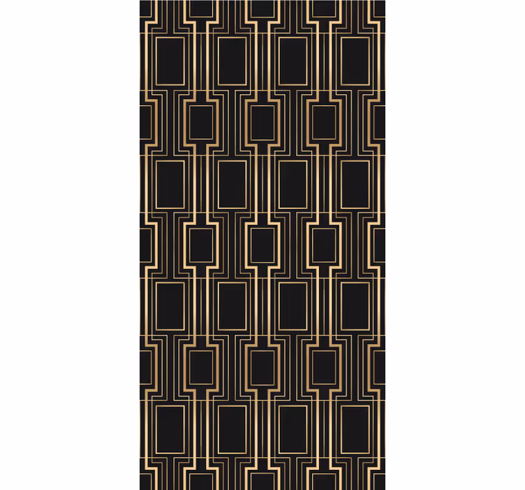Rulou geam elegant motiv de linie geometrică - TenStickers