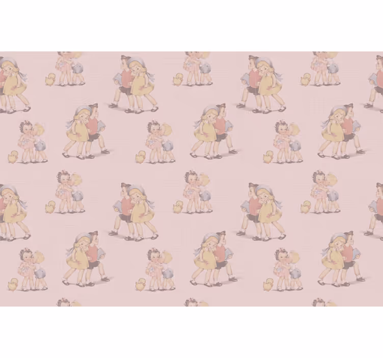 Rulou geam originalul copii care se joacă împreună - TenStickers