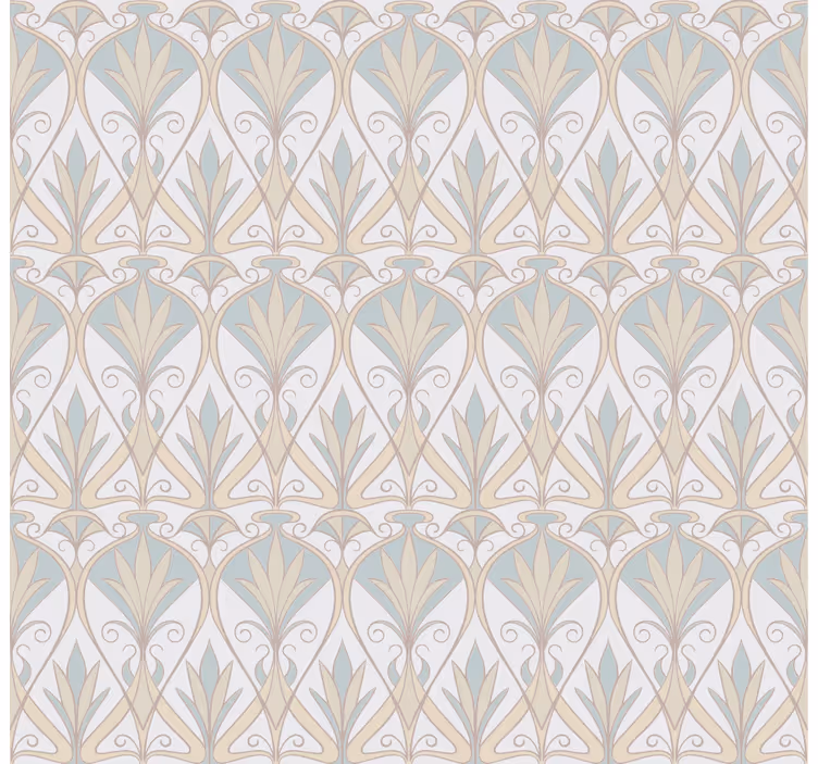 Rulou geam elegant motiv vegetal gri - TenStickers