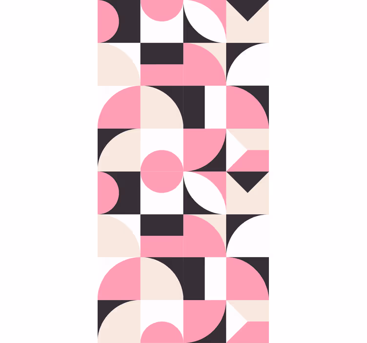 Rulou geam modern configurație de formă geometrică - TenStickers