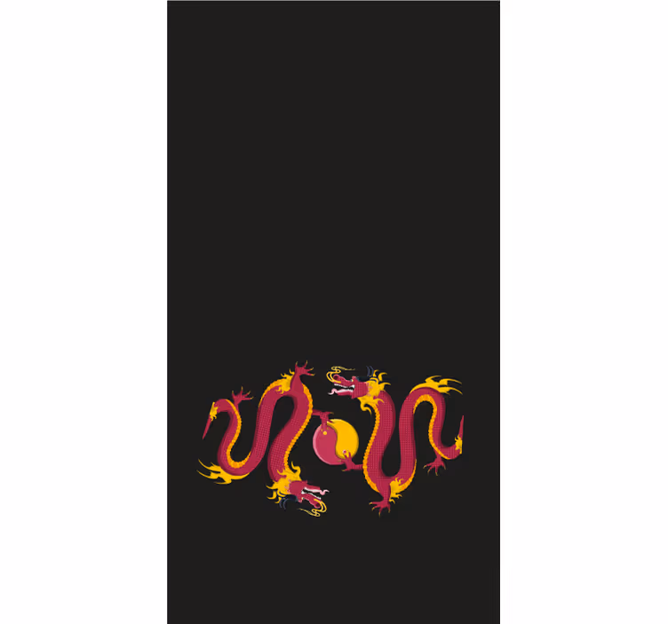 Rulou geam animale design maiestuos dragon - TenStickers