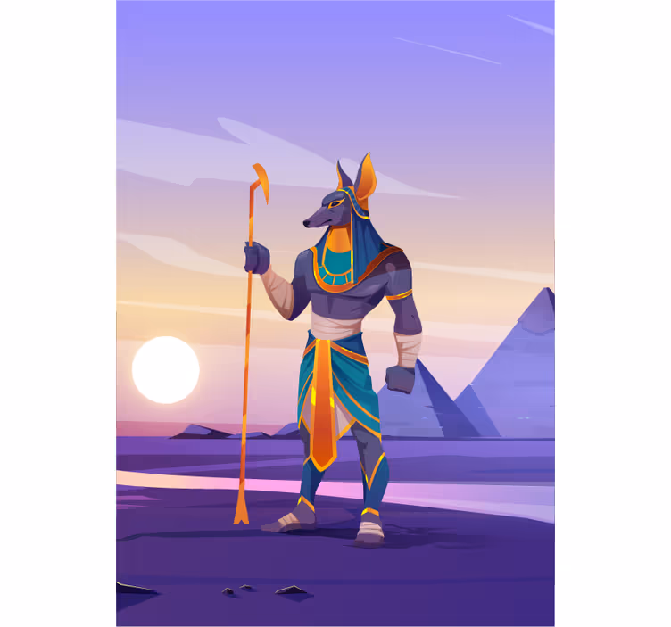 Rulou geam supereroi figura de gardian anubis - TenStickers
