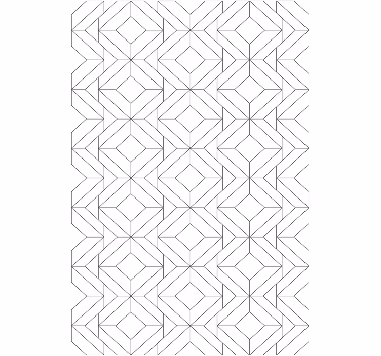 Rulou geam modern blocuri de figuri geometrice - TenStickers