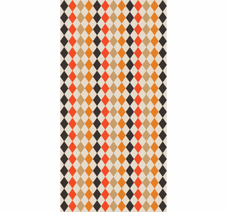 Rulou geam modern temă în formă de diamant - TenStickers