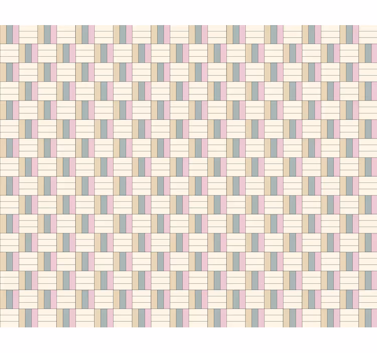 Rulou geam texturi compoziție cu tematică geometrică - TenStickers