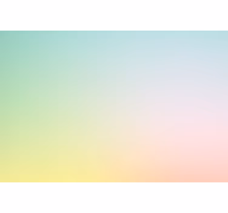 Rulou geam cu desene calm gradient moale - TenStickers