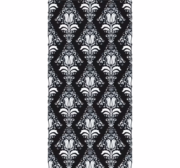 Rulou geam elegant motiv botanic atemporal - TenStickers