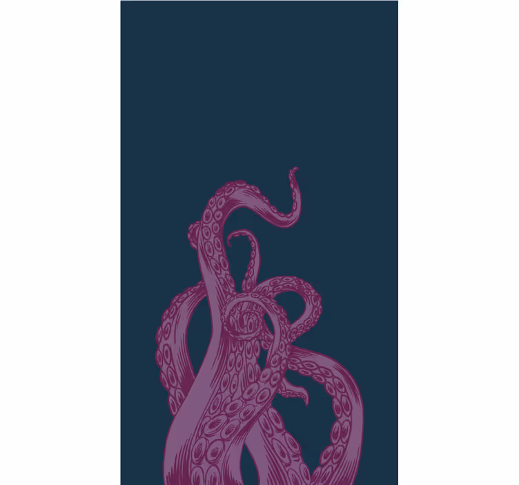 Rulou geam animale design tentacule de caracatiță - TenStickers