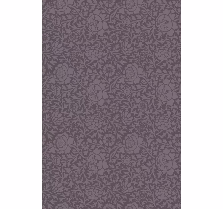 Rulou geam floral model gri elegant - TenStickers