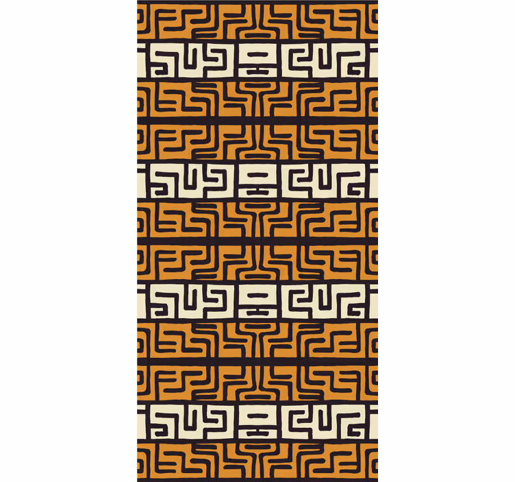 Rulou geam texturi amestec de aranjament geometric - TenStickers