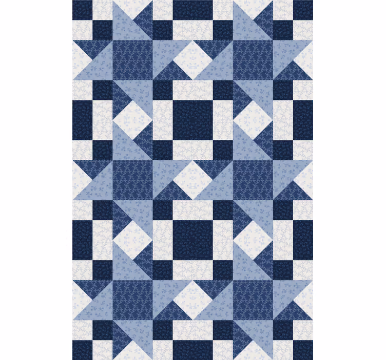 Rulou geam texturi modele geometrice patchwork - TenStickers