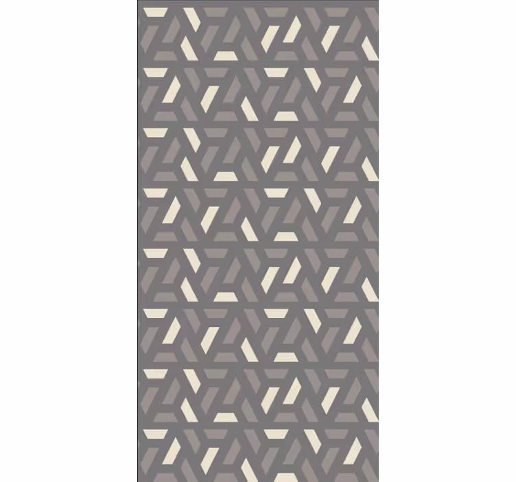 Rulou geam modern model geometric neutru - TenStickers