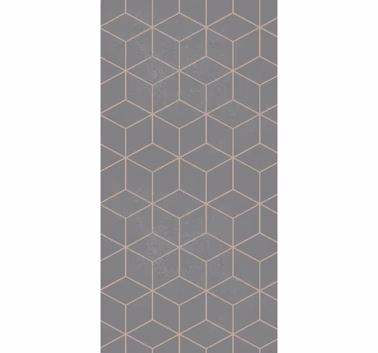 Rulou geam modern motiv geometric gri - TenStickers