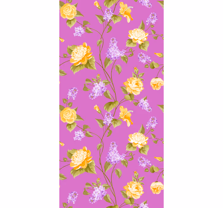 Rulou geam flori și plante panouri înflorite - TenStickers