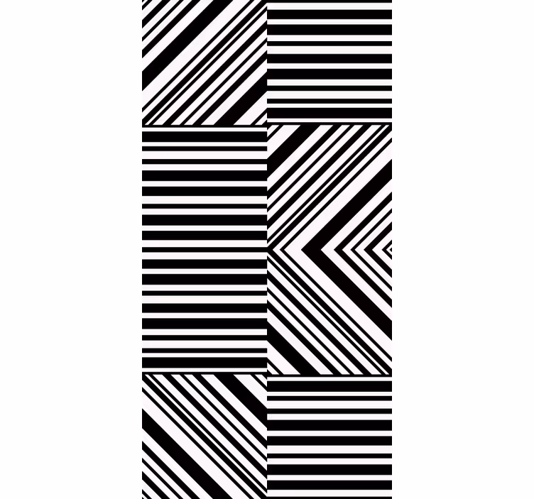 Rulou geam texturi modele geometrice liniare - TenStickers
